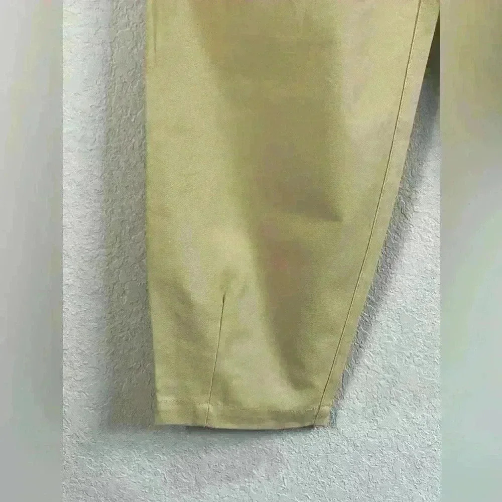 BILLIE THE LABEL Devon Cropped Pant Size 2 NWT Khaki - Picture 6 of 14